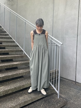 「Lui's（ルイス）のアイテム（ワンピース/ドレス）」を使った、moekaさん（レディース・156cm）の夏コーディネート