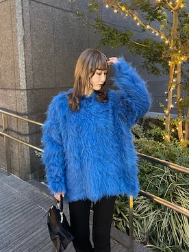 「zattu（ザッツ）のアイテム」を使った、moekaさん（レディース・156cm）の冬コーディネート