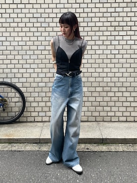 「ボーイッシュ」｜moekaさん（レディース・156cm・20代）の夏コーディネート