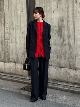 「Lui's（ルイス）のアイテム（バッグ）」を使った、moekaさん（レディース・156cm）の春コーディネート