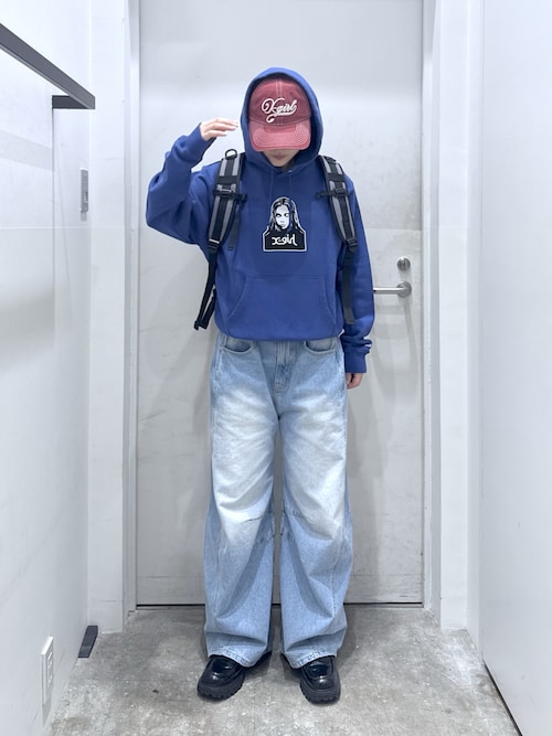 新品未使用タグ付き　ゆったりデニムパンツ WIDE BAGGY DENIM PANTS（デニムパンツ）｜X-girl（エックスガール）の
