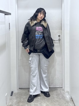 Miyさん（レディース・162cm）の冬コーディネート