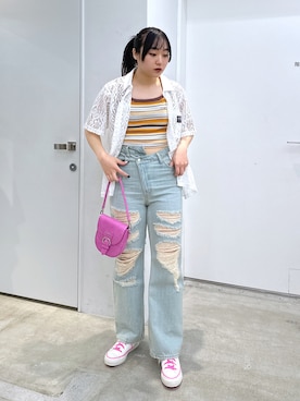 Miyさん(レディース・162cm)の夏コーディネート