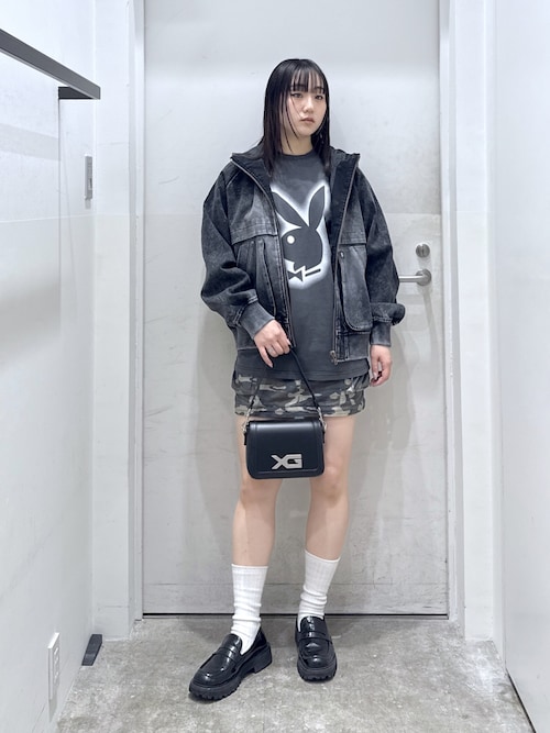 XG EMBLEM BUCKLE 2WAY FAUX LEATHER BAG（ショルダーバッグ）｜X-girl