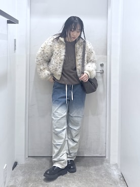 Miyさん（レディース・162cm）の冬コーディネート