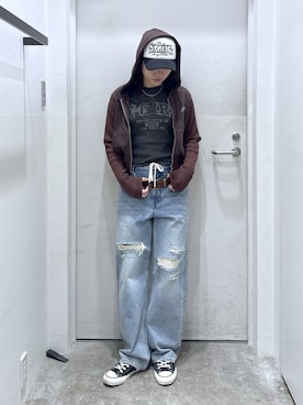 Miyさん（レディース・162cm）の冬コーディネート