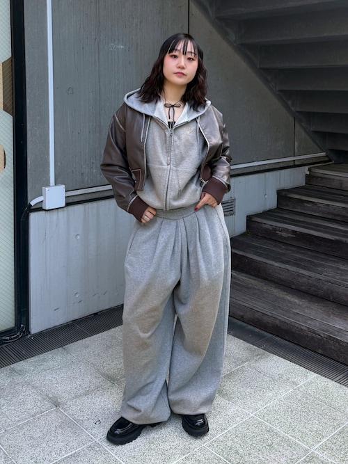 SPRAY PRINT ZIP UP HOODIE（パーカー）｜X-girl（エックスガール）の