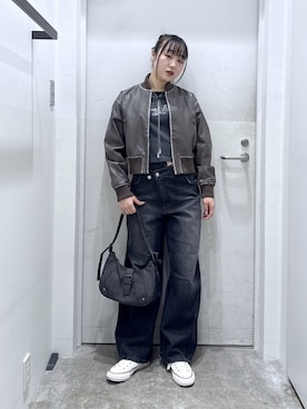 Miyさん（レディース・162cm）の冬コーディネート