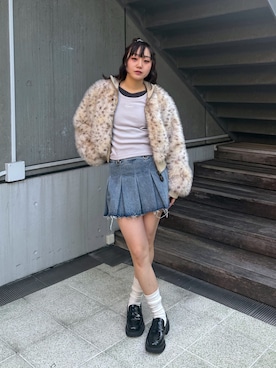 Miyさん（レディース・162cm）の冬コーディネート