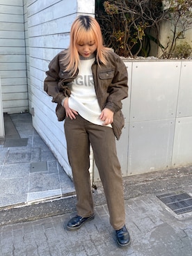 Miyさん（レディース・162cm）の冬コーディネート