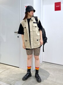 エックスガール シャツベスト カモフラ ベスト 迷彩　靴下セット エックスガール シャツベスト カモフラ ベスト 迷彩 靴下セット