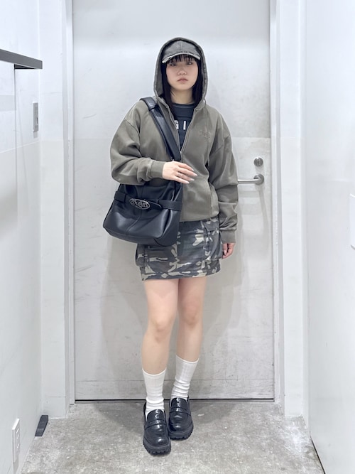 OVAL LOGO CLASP FAUX LEATHER SHOULDER BAG（ショルダーバッグ）｜X
