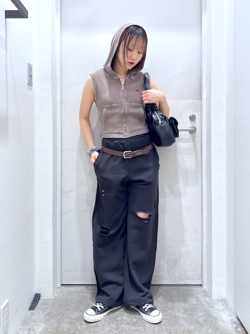 DISTRESSED SWEAT PANTS（スウェットパンツ）｜X-girl（エックス