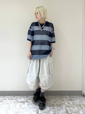 「PBLIM（ページボーイリム）のアイテム」を使った、・あさせ・さん（レディース・160cm）の夏コーディネート