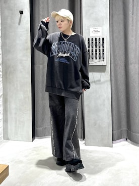 「アイテム（スウェット）」を使った、・あさせ・さん（レディース・160cm・20代）の夏コーディネート