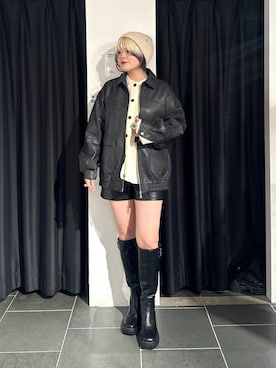 「PBLIM（ページボーイリム）のアイテム（帽子）」を使った、・あさせ・さん（レディース・160cm）の秋コーディネート