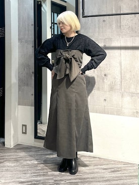 ・あさせ・さん（レディース・160cm）の冬コーディネート