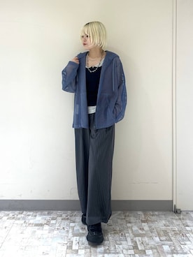 「PBLIM（ページボーイリム）のアイテム」を使った、・あさせ・さん（レディース・160cm）の夏コーディネート