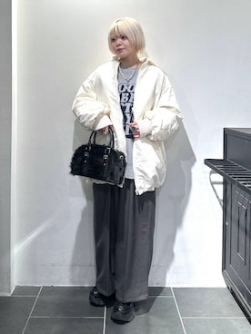 「PAGEBOY（ページボーイ）のモンスターパーカーコート【フード取り外し可能・軽量】（ブルゾン）」を使った、・あさせ・さん（レディース・160cm）の秋コーディネート