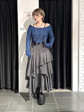 「ショートヘア」｜・あさせ・さん（レディース・160cm）の秋コーディネート