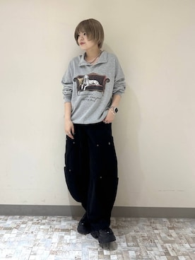 「PBLIM（ページボーイリム）のアイテム」を使った、・あさせ・さん（レディース・160cm）の秋コーディネート