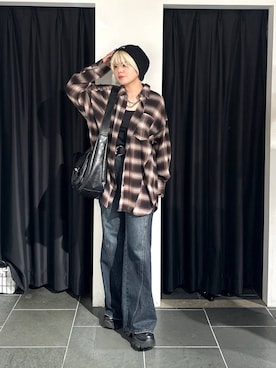 「アイテム（ニットキャップ/ビーニー）」を使った、・あさせ・さん（レディース・160cm・20代）の夏コーディネート