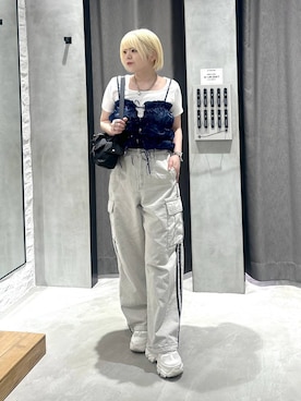 「アイテム（その他トップス）」を使った、・あさせ・さん（レディース・160cm・20代）の夏コーディネート