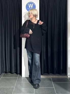「アイテム（ニット/セーター）」を使った、・あさせ・さん（レディース・160cm・20代）の秋コーディネート