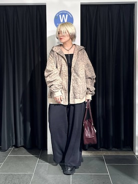 「アイテム（ブルゾン）」を使った、・あさせ・さん（レディース・160cm）の秋コーディネート