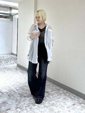 「PAGEBOY（ページボーイ）のアイテム（パンツ）」を使った、・あさせ・さん（レディース・160cm）の春コーディネート