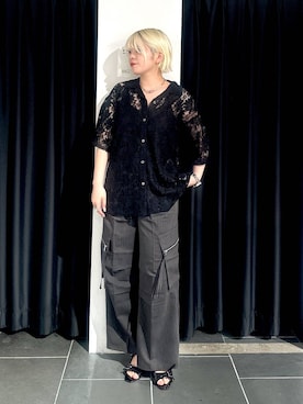 「骨格ストレート」｜「アイテム（サンダル）」を使った、・あさせ・さん（レディース・160cm・20代）の夏コーディネート