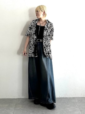 「Anui（アニュイ）のアイテム」を使った、・あさせ・さん（レディース・160cm）の夏コーディネート