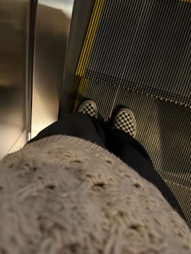 「アイテム（スリッポン）」を使った、リトルミイさん（レディース・163cm）の秋コーディネート