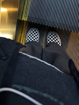 「アイテム（スリッポン）」を使った、リトルミイさん（レディース・163cm）の秋コーディネート