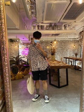 「shorts」｜Roy CCCさん（メンズ・171cm）の夏コーディネート