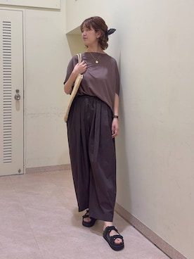 「BARNYARDSTORM（バンヤードストーム）のアイテム」を使った、チーさん（レディース・172cm）の春コーディネート