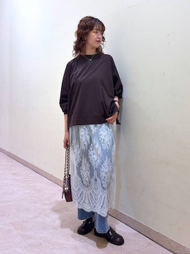 「MILOS（ミロス）のアイテム」を使った、チーさん（レディース・172cm）の秋コーディネート