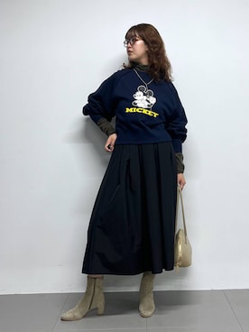 「BARNYARDSTORM（バンヤードストーム）のアイテム」を使った、チーさん（レディース・172cm）の秋コーディネート