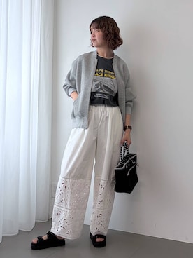 「BARNYARDSTORM（バンヤードストーム）のアイテム」を使った、チーさん（レディース・172cm）の冬コーディネート