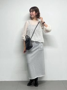 「Beau're（ヴュレ）のアイテム」を使った、チーさん（レディース・172cm）の冬コーディネート