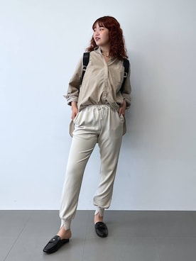 「アイテム（バックパック/リュック）」を使った、チーさん（レディース・172cm・20代）の夏コーディネート