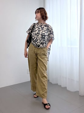 「BARNYARDSTORM（バンヤードストーム）のBARNYARDSTORM / ADDCULUMN(アドカラム)別注 / ボストンS【『ネルソンさん』YouTubeご紹介アイテム】（ハンドバッグ、ブラック系）」を使った、チーさん（レディース・172cm）の春コーディネート