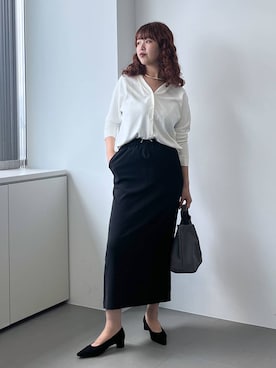 「アイテム（チョーカー）」を使った、チーさん（レディース・172cm）の夏コーディネート