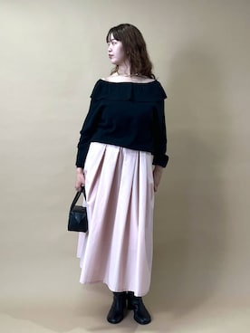 「アイテム（チョーカー）」を使った、チーさん（レディース・172cm・20代）の秋コーディネート