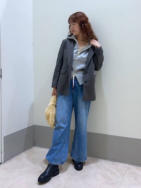 「BARNYARDSTORM（バンヤードストーム）のアイテム」を使った、チーさん（レディース・172cm）の夏コーディネート