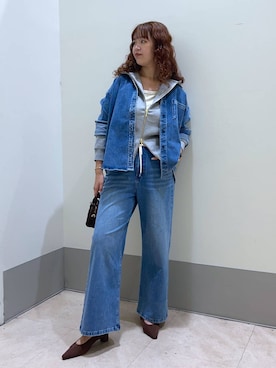 「BARNYARDSTORM（バンヤードストーム）のアイテム」を使った、チーさん（レディース・172cm）の夏コーディネート