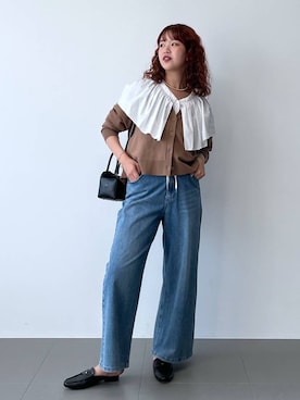 「アイテム（ネックレス）」を使った、チーさん（レディース・172cm）の夏コーディネート
