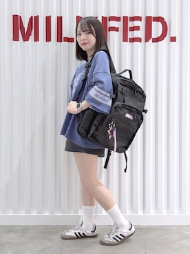 「MILKFED.（ミルクフェド）のアイテム」を使った、まりなさん（レディース・149cm）の夏コーディネート