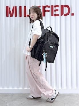 「MILKFED.（ミルクフェド）のアイテム」を使った、まりなさん（レディース・149cm）の春コーディネート