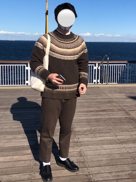 かうさん（メンズ・173cm）の冬コーディネート